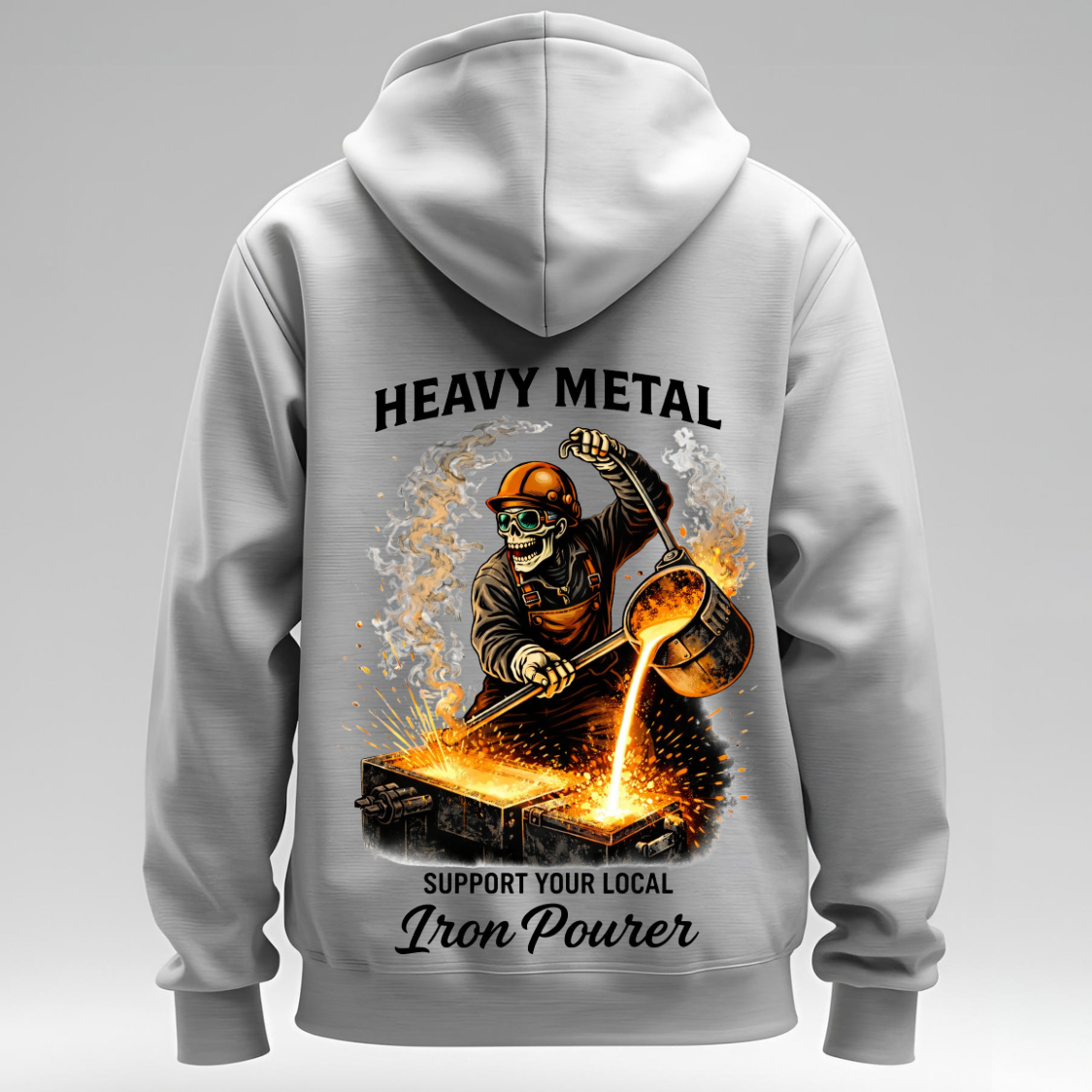 Heavy Metal – The Iron Pourer Hoodie