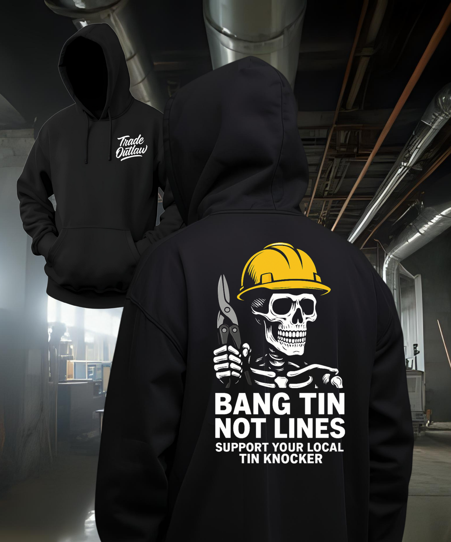 Sheet Metal - Bang Tin, Not Lines Hoodie