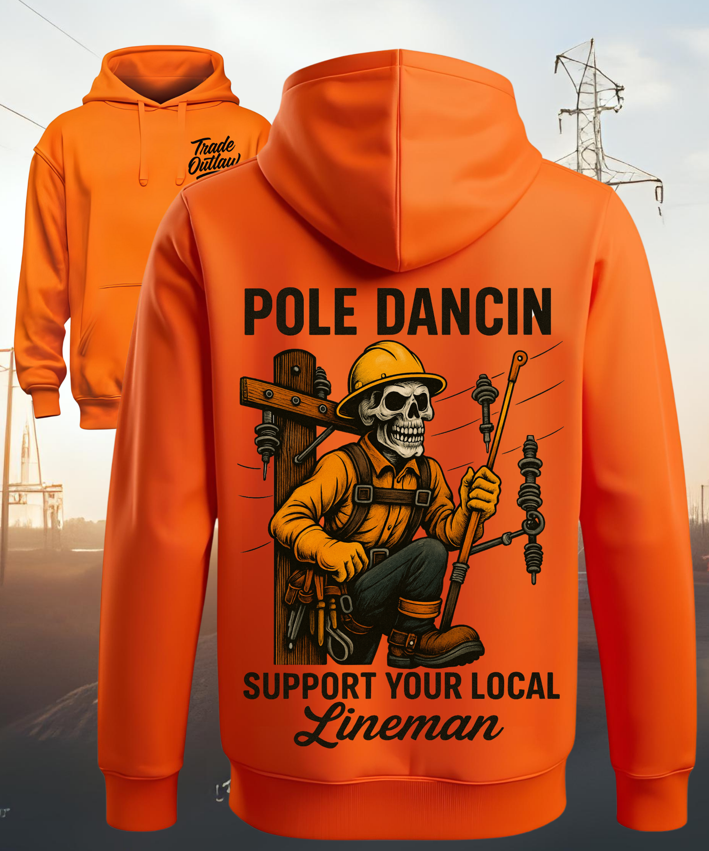 Lineman "Pole Dancin" Hoodie
