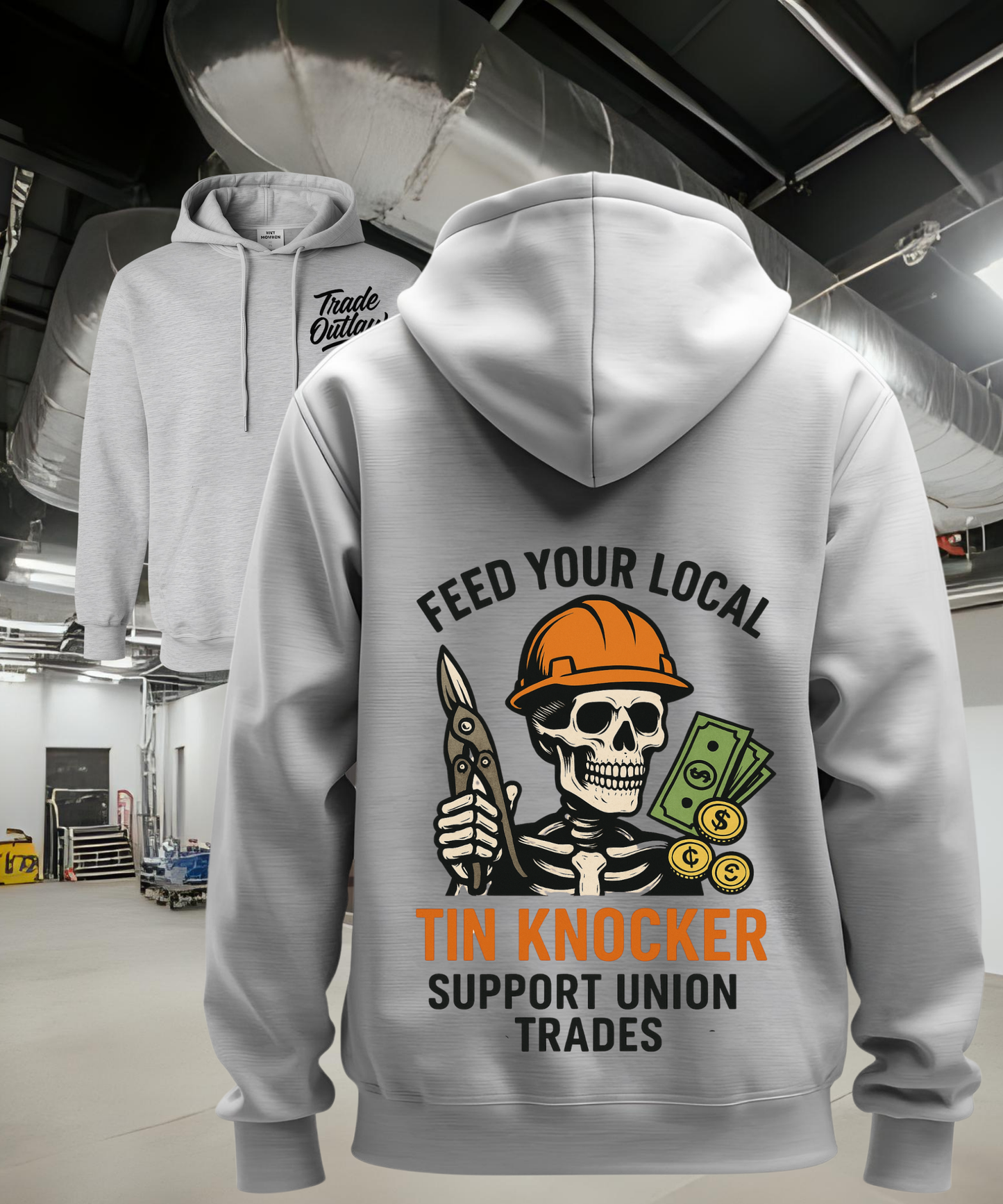 Sheet metal - Feed your local Tin Knocker Hoodie
