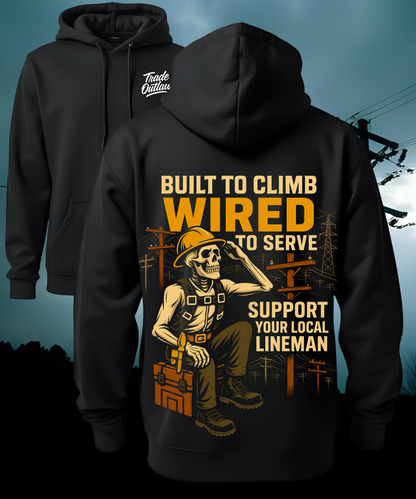 Lineman - Built To Climb Hoodie