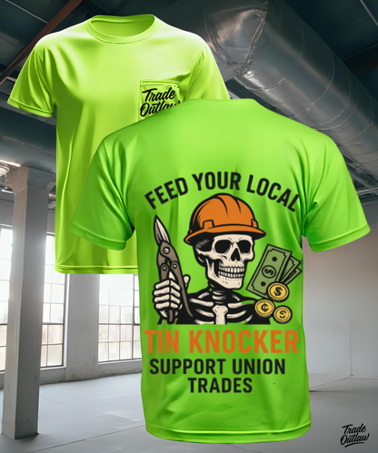 "Feed your Local Tin Knocker" T-Shirt