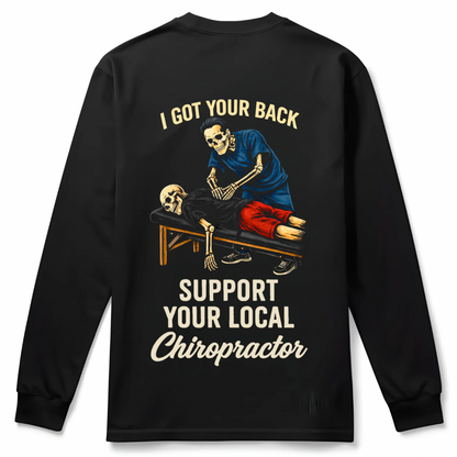 “I Got Your Back” Chiropractor Long Sleeve