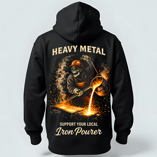 Heavy Metal – The Iron Pourer Hoodie